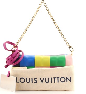 Louis Vuitton White Multicolor Pochette Accessories at Jill's