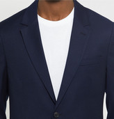 Thumbnail for your product : Ami Navy Wool-Flannel Blazer