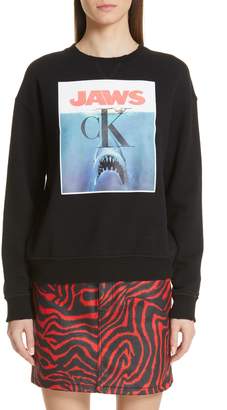 Calvin Klein 'Jaws' Graphic Sweatshirt