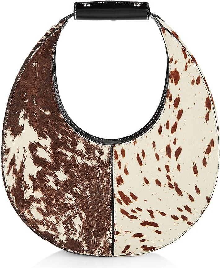 STAUD Calf Hair Split Moon Tote Bag ShopStyle