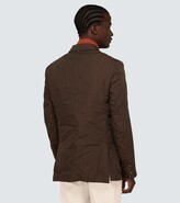 Thumbnail for your product : Comme des Garçons Homme Deux Single-breasted pinstriped blazer