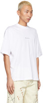 Thumbnail for your product : Marni White Logo Print T-Shirt