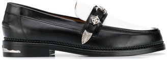two tone loafers mens