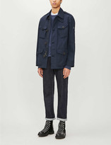 Thumbnail for your product : Ralph Lauren Purple Label Branded-buttoned shell jacket