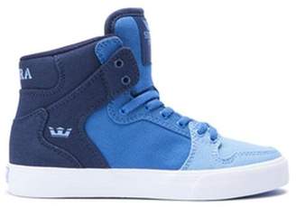 Supra Children (Youths) Vaider Blue Gradient White Skate Shoes