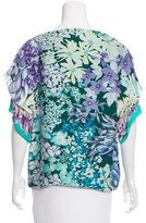 Thumbnail for your product : Missoni Floral Print Silk Blouse