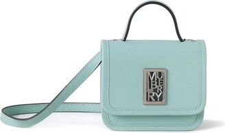 【MULBERRY】 Sadie Square Crossbody Bag Mulberry Sadie Square Grained-Leather Bag In Black - 30% Off