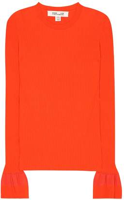 Diane von Furstenberg Cotton-blend sweater