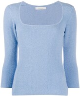 Thumbnail for your product : Chinti and Parker Ribbed Scoop-Neck Jumper
