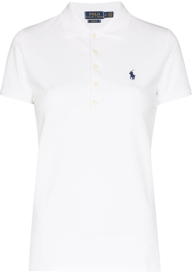 Polo Ralph Lauren Polo Pony embroidered polo top - ShopStyle
