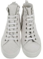 Thumbnail for your product : Ann Demeulemeester Suede High-Top Sneakers w/ Tags