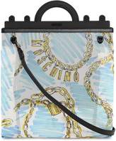 Thumbnail for your product : Moschino Medium Chain Print Tote Bag