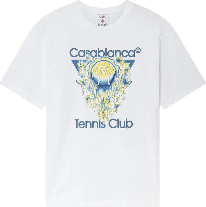 Casablanca Tennis Club Crewneck T-Shirt