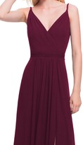 Thumbnail for your product : ﻿#Levkoff Surplice Neck Chiffon A-Line Gown