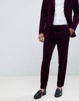 Thumbnail for your product : Jack and Jones Slim Fit Velvet Suit Trouser