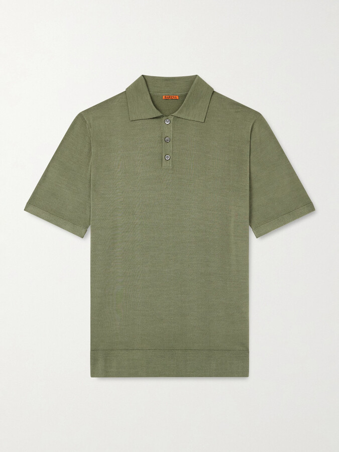Barena Marco Merino Wool Polo Shirt