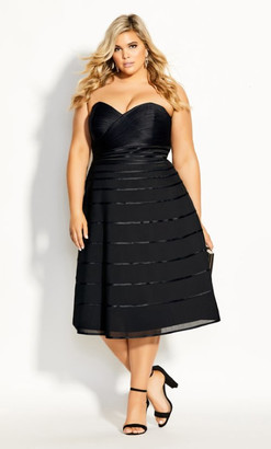 City Chic Couture Dress - black
