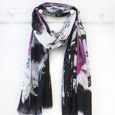 Thumbnail for your product : Oakley Finch Black, White And Pink Print Scarf Gift Box And Card