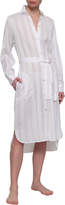 Thumbnail for your product : Commando Belted Striped Jacquard Nightshirt
