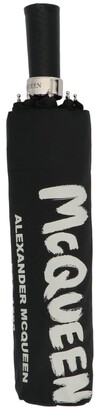 Alexander McQueen Graffiti Logo Umbrella