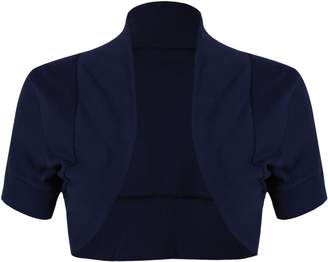 Hanger Hanger Women's Bolero Cap Sleeve Cardigan Shrug Top 8-10