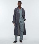 Thumbnail for your product : Derek Rose Plaza cotton robe