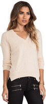 Thumbnail for your product : Autumn Cashmere Hi Lo Curved Hem V-Neck