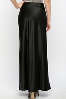 Thumbnail for your product : Line & Dot Black Satin Maxi Skirt