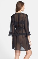 Thumbnail for your product : Oscar de la Renta 'Night & Day' Sheer Georgette Robe