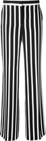 Thumbnail for your product : Alberta Ferretti Striped Wide Leg Trousers