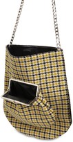 Thumbnail for your product : Victoria Beckham Round Wallet Wool Tweed Shoulder Bag