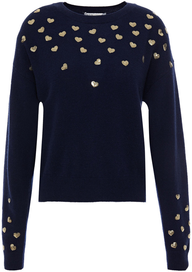 Autumn Cashmere Sequin-embellished Cashmere Sweater - ShopStyle