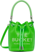 Thumbnail for your product : Marc Jacobs Green 'The Leather Mini Bucket' Bag