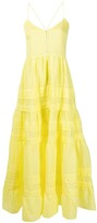 Thumbnail for your product : ALÉMAIS Fleur tiered midi dress
