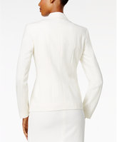 Thumbnail for your product : Kasper Petite One-Button Crepe Jacket