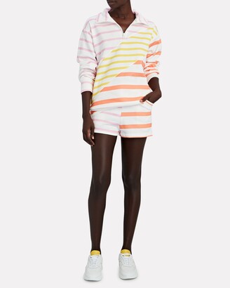 Solid & Striped Striped Half-Zip French Terry Sweatshirt