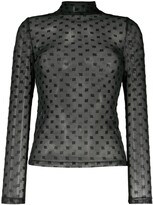 Thumbnail for your product : Misbhv Monogram Transparent Top