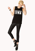 Thumbnail for your product : Forever 21 Say Hey Muscle Tee
