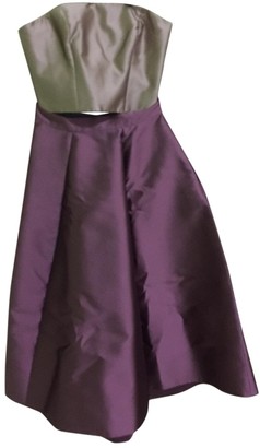Monique Lhuillier Pink Silk Dress for Women