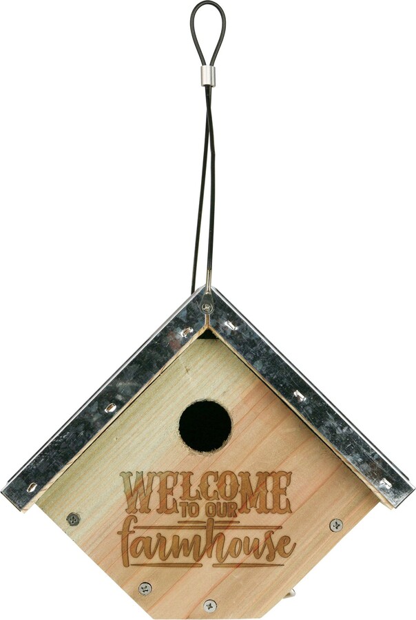 Natures Way Bird Products Rustic Weathered Wren House, Brown