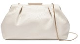 Thumbnail for your product : DeMellier Florence Snakeskin-Embossed Leather Clutch