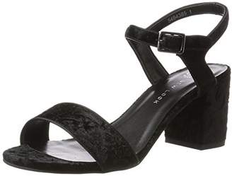 New Look 915 Girls' Sadie Platform Sandals (Black), (38 EU)