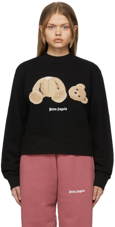 black teddy bear sweater