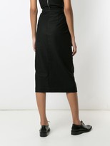 Thumbnail for your product : Reinaldo Lourenço Tied Slit Skirt