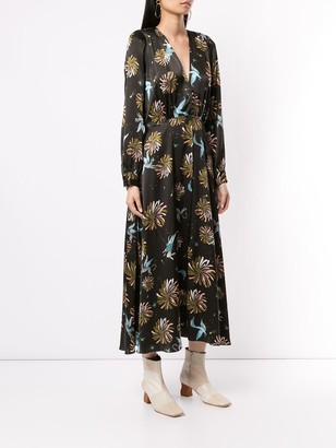 Forte Forte Abstract-Print Flared Dress