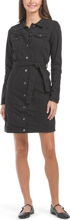 TJMAXX Denim Trench Coat For Women, Spandex/Cotton/Polyester