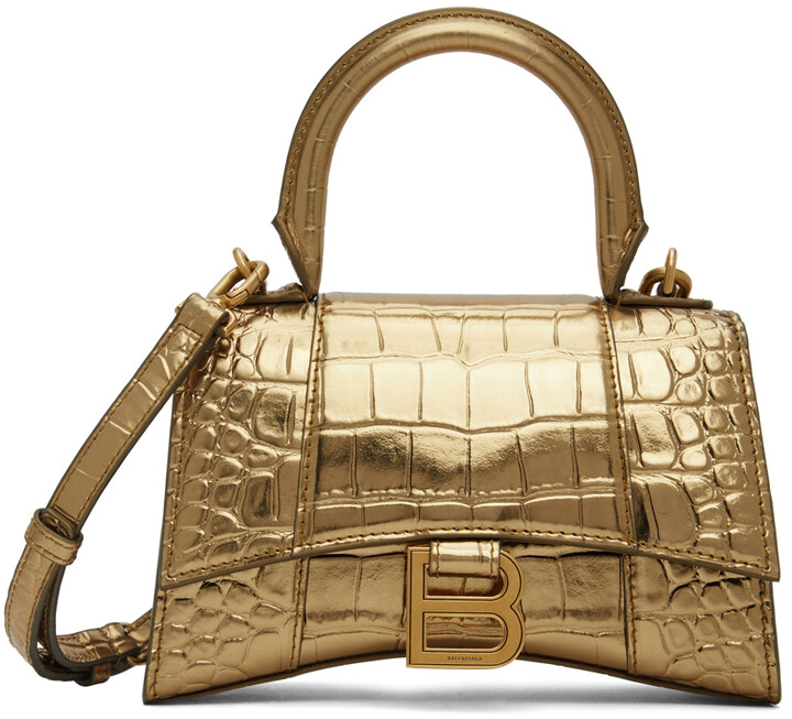 Balenciaga Gold Handbags | Shop the world's largest collection of 