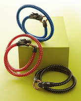 Thumbnail for your product : John Hardy Naga Nylon Cord Wrap Bracelet, Red