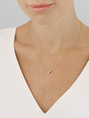 Georg Jensen Moonlight Grapes 18K Gold & Diamond Pendant Necklace