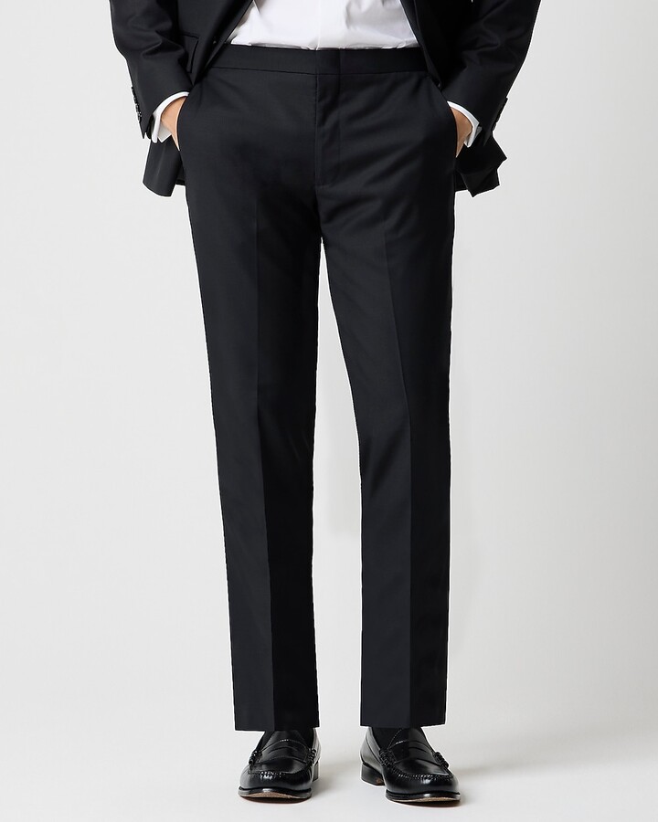 Factory Slim-fit Thompson suit pant in Donegal wool blend